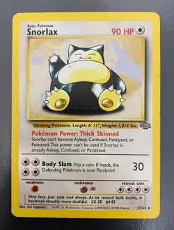 Snorlax 27/64 Rare Jungle Unlimited | MP | Pokemon Trading Card TCG - Image 1