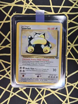 🔥 Snorlax 27/64 🔥 Original Non Holo Rare Jungle Set Pokemon Card WOTC 1999 TCG - Image 1
