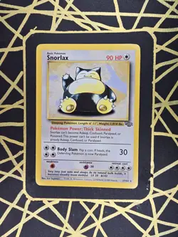 🔥 Snorlax 27/64 🔥 Original Non Holo Rare Jungle Set Pokemon Card WOTC 1999 TCG - Image 2