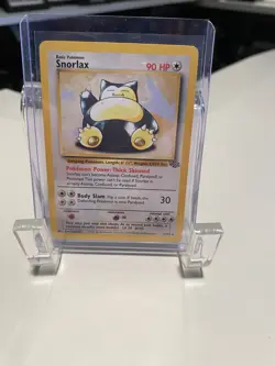Snorlax 27/64 Jungle Set Non-Holo Rare Card Unlimited WOTC Pokemon TCG - Image 1
