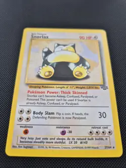 🔥 Snorlax 27/64 🔥 Original Non Holo Rare Jungle Set Pokemon Card WOTC TCG 1999 - Image 4