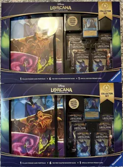 Disney Lorcana First Chapter Collector Set Costco | Sealed Case Of 2 Sets - Image 1