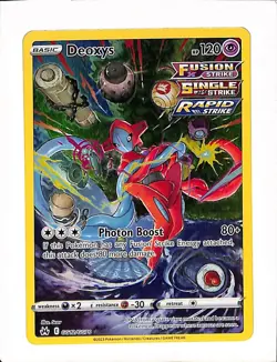 Pokemon Deoxys GG12/GG70 Crown Zenith Galarian Gallery Holo Ultra Rare TCG - Image 1