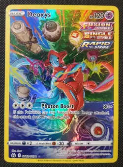 Pokemon Deoxys GG12/GG70 Crown Zenith Galarian Gallery Holo Ultra Rare TCG - Image 1