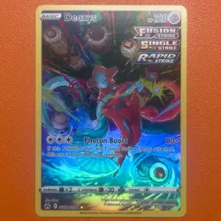 Deoxys GG12/GG70 Crown Zenith: Galarian Gallery Full Art Holo Pokemon TCG - Image 1
