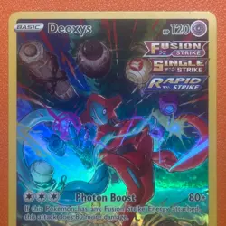 Deoxys GG12/GG70 Crown Zenith: Galarian Gallery Full Art Holo Pokemon TCG - Image 3