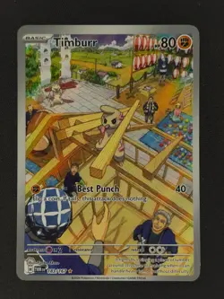 Timburr #183/167 Pokemon SV06: Twilight Masquerade 2024 NM 🔥 - Image 1