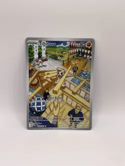 Timburr 183/167 Illustration Rare Holo Twilight Masquerade Pokemon TCG Card NM - Image 1