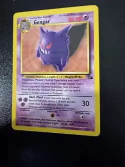 Gengar Non-Holo 20/62 Pokemon TCG Fossil Wizards of The Coast WOTC LP - Image 1