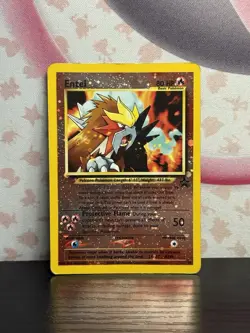 Pokemon TCG Entei 34/53 Promo Reverse Holo Rare Card 2001 WOTC Moderately Played - Image 1