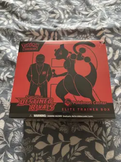 Pokemon TCG: Pokemon Center Destined Rivals ETB Elite Trainer Box Sealed - Image 1