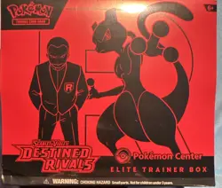 Pokemon TCG Destined Rivals POKEMON CENTER Elite Trainer Box ETB NEW/Sealed - Image 1