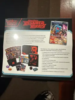 Pokemon TCG Destined Rivals POKEMON CENTER Elite Trainer Box ETB NEW/Sealed - Image 3