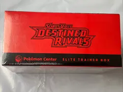 SEALED Pokemon Center Scarlet & Violet Destined Rivals Elite Trainer Box ETB TCG - Image 5