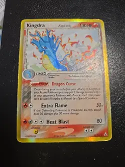 Kingdra (Delta Species) 10/110 Holon Phantoms Reverse Holo LP Pokemon Card - Image 1