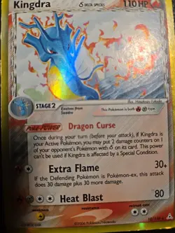 Kingdra (Delta Species) 10/110 Holon Phantoms Reverse Holo LP Pokemon Card - Image 2
