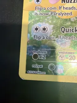 2016 Pokemon XY Pikachu Full Art Generations Radiant Collection #RC29 - Image 5