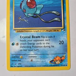 Pokemon Misty’s Tentacool Gym Heroes 57/132 WOTC Uncommon Unlimited TCG Card - Image 3