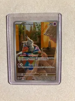 Pokemon TCG Mimikyu 075 S&V: Paldean Fates ETB Black Star Promo NM Condition - Image 1