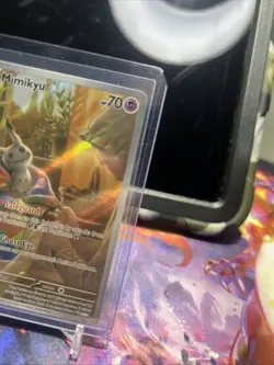 Pokemon TCG Mimikyu 075 S&V: Paldean Fates ETB Black Star Promo NM Condition - Image 3