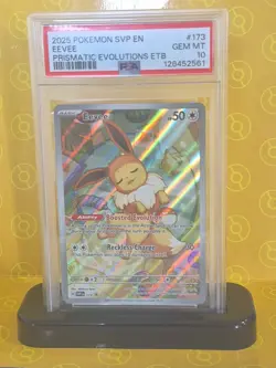 Eevee 173/SVP Black Star PROMO Prismatic Evolutions ETB Pokemon PSA 10 GEM MINT - Image 1