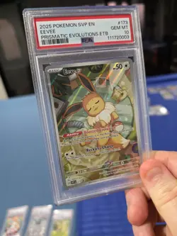 Eevee 173/SVP Black Star PROMO Prismatic Evolutions ETB Pokemon PSA 10 GEM MINT - Image 1