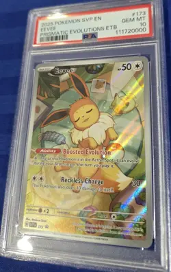 Eevee 173/SVP Black Star PROMO Prismatic Evolutions ETB Pokemon PSA 10 GEM MINT - Image 2