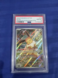 Eevee 173/SVP Black Star PROMO Prismatic Evolutions ETB Pokemon PSA 10 GEM MINT - Image 2