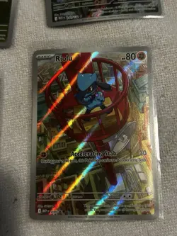 Pokemon Riolu 010 MEP: Mega Evolution Promo Foil Promo Accelerating Stab Card - Image 1