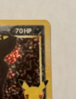 Pokemon TCG Umbreon Gold Star 17/17 Celebrations Holo Card Classic Collection - Image 4