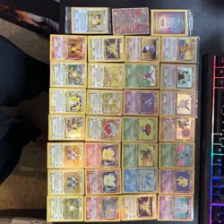 Vintage Pokemon TCG Card Lot (59 Holos) - Image 1