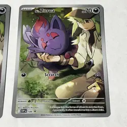 N's Zorua 189 Sv: Scarlet & Violet Promo Cards Holo (x4 Play Set) - Image 5