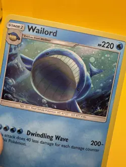 Wailord 40/168 Holo Foil Rare Celestial Storm Pokemon Card TCG LP - Image 1
