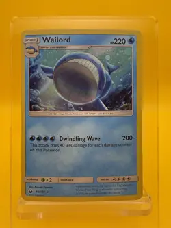 Wailord 40/168 Holo Foil Rare Celestial Storm Pokemon Card TCG LP - Image 2