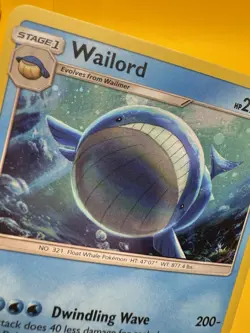 Wailord 40/168 Holo Foil Rare Celestial Storm Pokemon Card TCG LP - Image 4