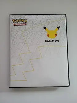 Pokemon Jumbo Card Holder & 4 Jumbo Cards: Pikachu Snorlax Charizard & Eternatus - Image 1