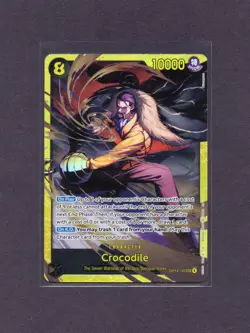 Crocodile SEC OP14-120 The Azure Sea's Seven Foil One Piece Card Game - Image 1