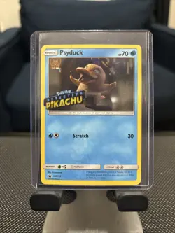 Pokemon TCG Psyduck STAMPED SM199 Holo Detective Pikachu Black Star Promo Card - Image 1
