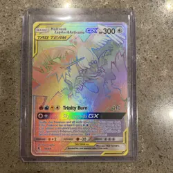 2019 Moltres & Zapdos & Articuno GX NM Rainbow 69/68 Hidden Fates Pokemon Card - Image 1