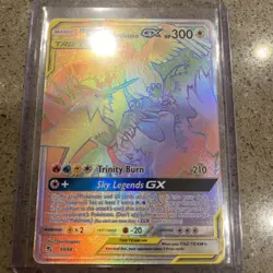 2019 Moltres & Zapdos & Articuno GX NM Rainbow 69/68 Hidden Fates Pokemon Card - Image 2
