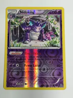 Pokemon TCG Card 2016 Steam Siege Nidoking 45/114 Reverse Holo - Image 1
