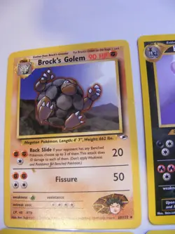 Vintage Pokemon Card Lot of 4 two holos - Image 5