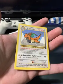 Pokemon Dragonite Card Black Star Promo Set #5 Movie Release WB Stamped WOTC - Image 3