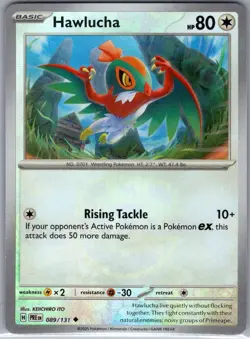 Hawlucha (Master Ball) 089/131 SV: Prismatic Evolutions - Pokemon Card - NM - Image 1