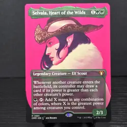 MTG Commander Masters Selvala, Heart of the Wilds (Borderless) Regular 0681 - Image 2