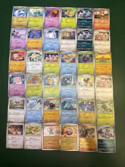 Lot Of 36 M/NM Pokemon Scarlet And Violet 151 Cards Lot Reverse Holo Rare TCG - Image 1