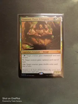 MTG Trostani, Three Whispers 0238 Murders at Karlov Manor. pre-release promo - Image 1