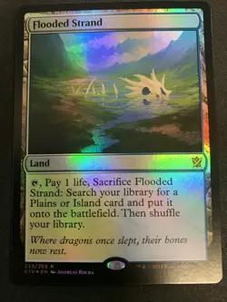 MTG Flooded Strand Khans of Tarkir 233/269 Foil Rare - Image 1
