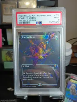 Jeweled Lotus (Showcase) - Foil - Commander Masters Foil - PSA 9 - NM - Image 1