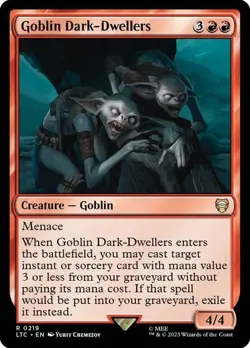 MTG - Goblin Dark-Dwellers - Lord of the Rings - Magic the Gathering - Image 1